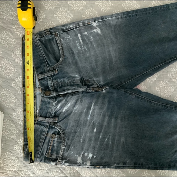 Aeropostale Black Acid Wash Straight Leg Jeans Size: 29 - Picture 6 of 8